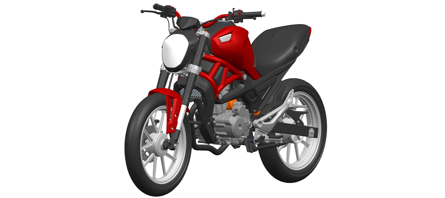 Intip Paten Desain Motor Kecil Mirip Ducati Monster Tmcblogcom