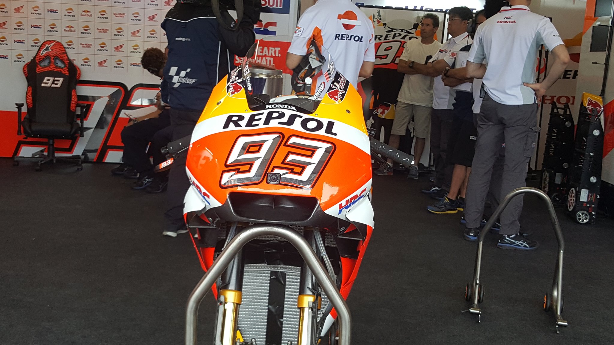 Honda RC213V Gunakan Fairing Baru Ber Inner Winglet Di MotoGP Brno