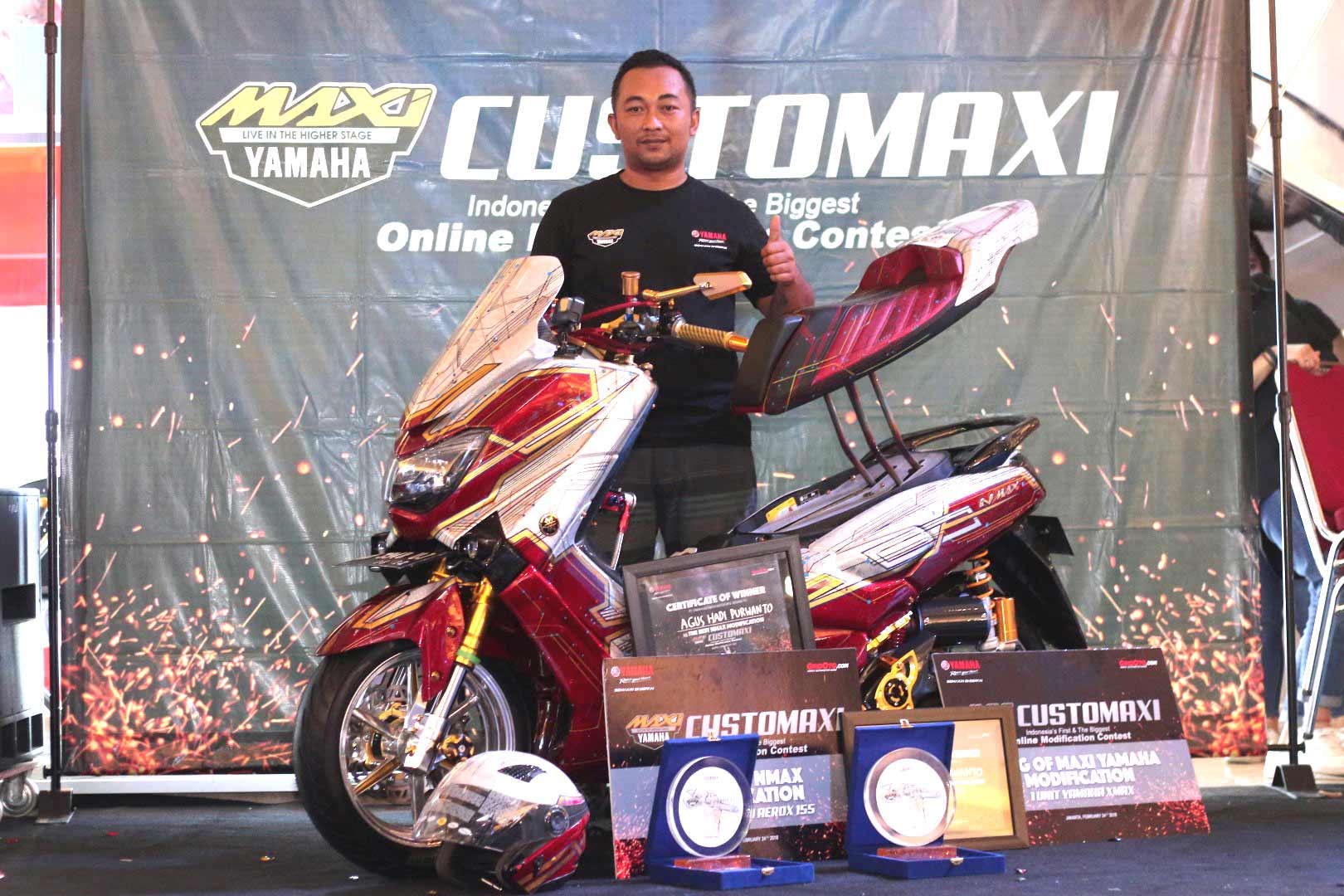 NMAX Bandung Jadi Jawara Final CustoMAXI Yamaha 2018 Tmcblogcom