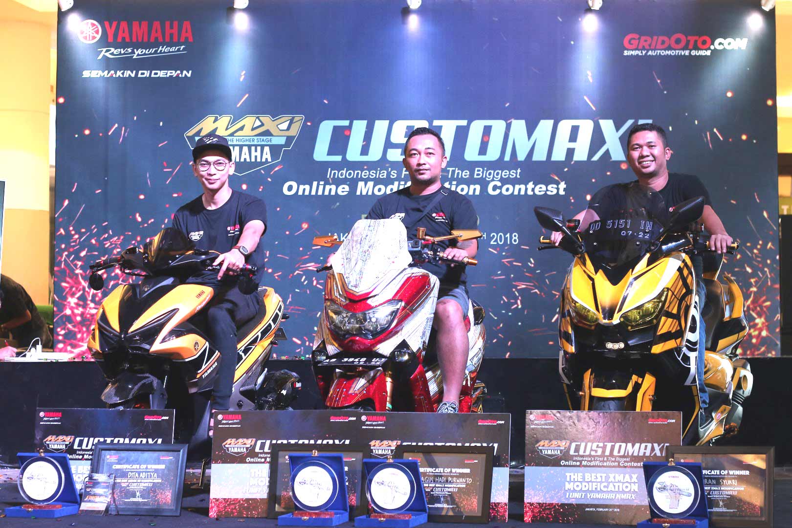 NMAX Bandung Jadi Jawara Final CustoMAXI Yamaha 2018 Tmcblogcom