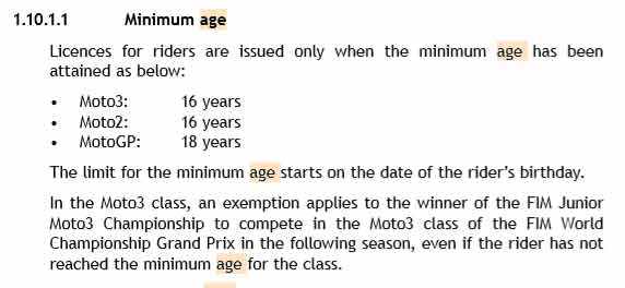 minimum umur