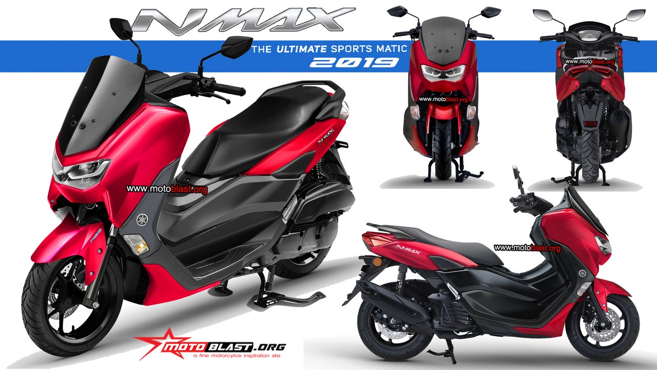 Sinyalemen New Yamaha NMAX 2019 2020 Makin Realistis Setelah Diberi Warna Tmcblogcom